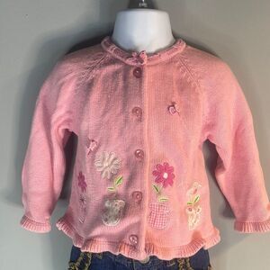 Pink Embellished Sweater